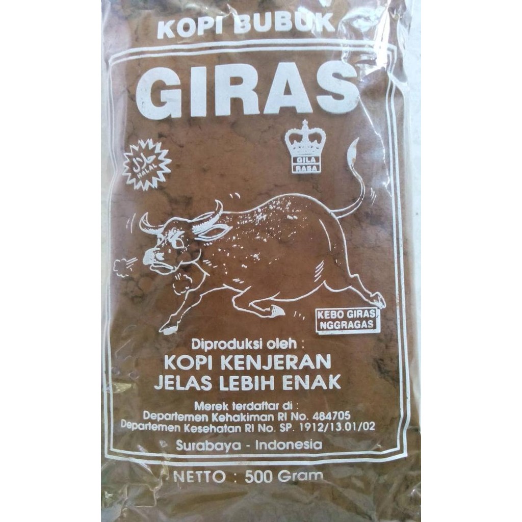 

PREMIUM Kopi Bubuk Giras Kenjeran Surabaya - Kopi Enak dan Mantap - PUTIH