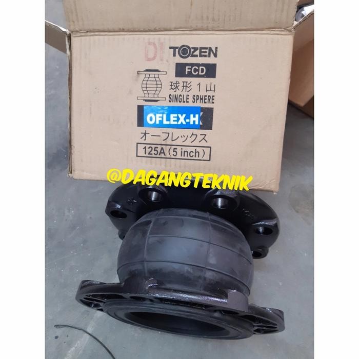 PREMIUM Rubber Flexible Joint Tozen 6 inch JIS 10 K Single Flex