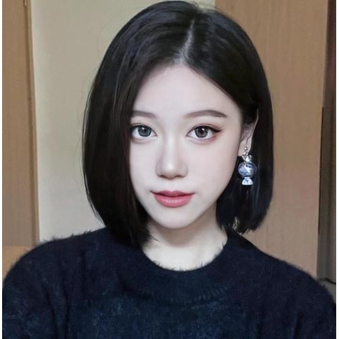 Rambut Palsu Wanita Pendek Bob Wig Model Bob Pendek