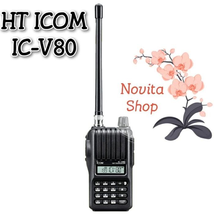HT ICOM IC V80 / HT ICOM V 80 / HT ICOM IC-V80 ORIGINAL 100% BARU..