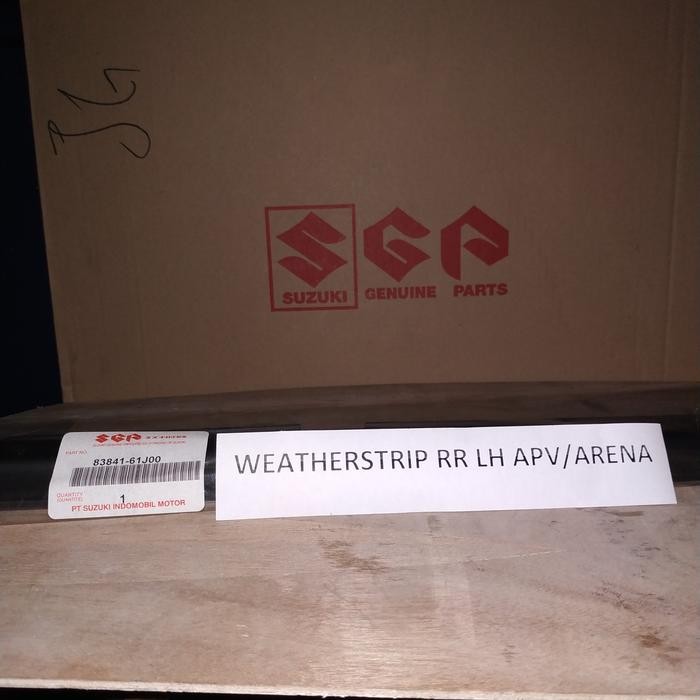 83841-61J00 Weatherstrip Rr Door Out Lh Suzuki Apv Arena