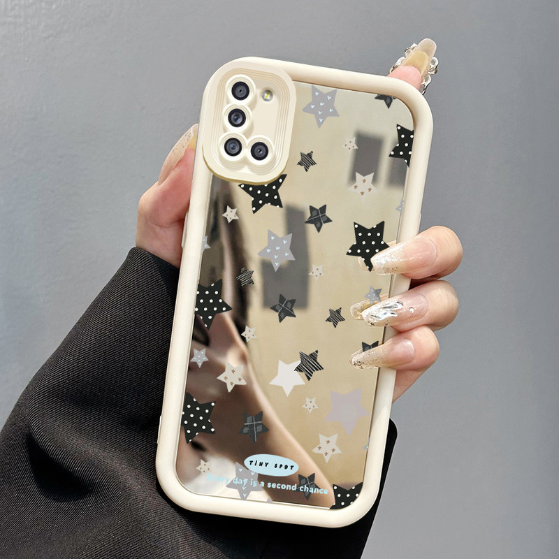 Casing Hp Samsung Galaxy A31 Case Casing HP busur Softcase pelindung silikon Kesing cermin baru