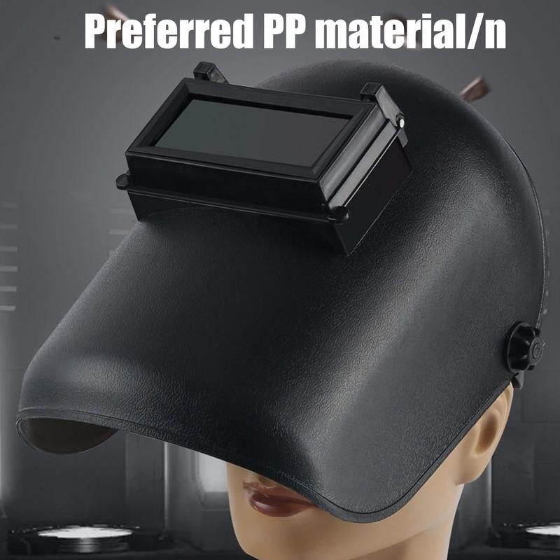 Head-Mounted Welder Helmet Pp Shield Hood Lens Welding Helmet Protective Flexible Adjustment