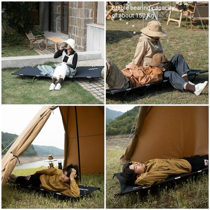 Terlaris VELBED LITER PORTABLE FOLDING CAM BED NATUREHIKE NH20JJ001