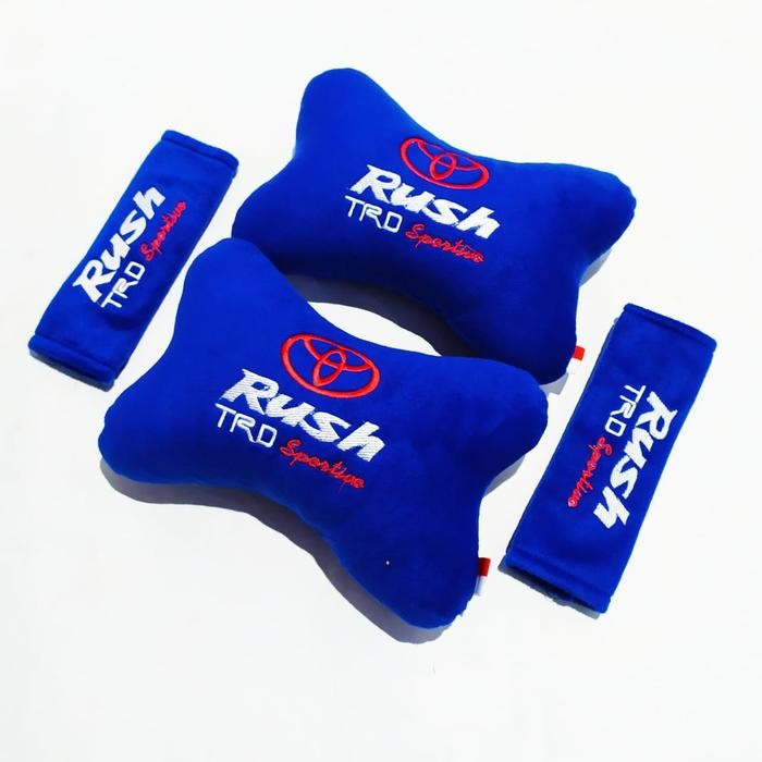 Bantal leher Mobil Rush -Bantal Mobil Sandaran kepala