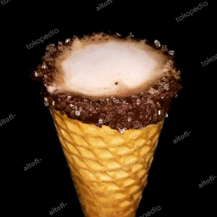waffle cone ice cream