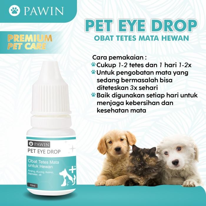 Pawin Obat Tetes Mata Katarak Anjing Kucing Obat Mata Iritasi Mata