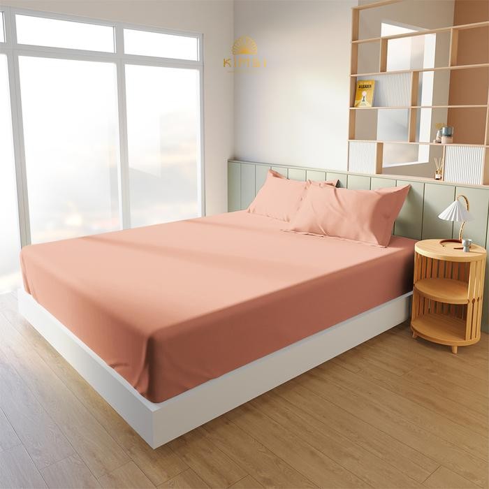 Seprai Set Katun Polos Warna Aesthetic 160x200/180x200/200x200