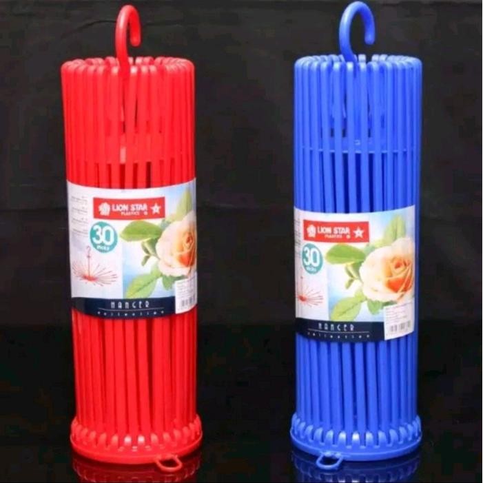 Lion star folding Hanger gantungan baju bulat