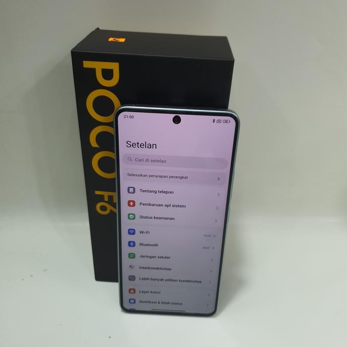 poco f6 12/512GB second fullset mulus