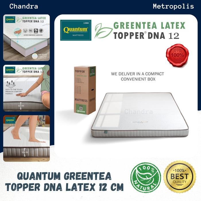 Quantum Topper Latex Greentea DNA 12cm / Topper Latex / Topper Matras