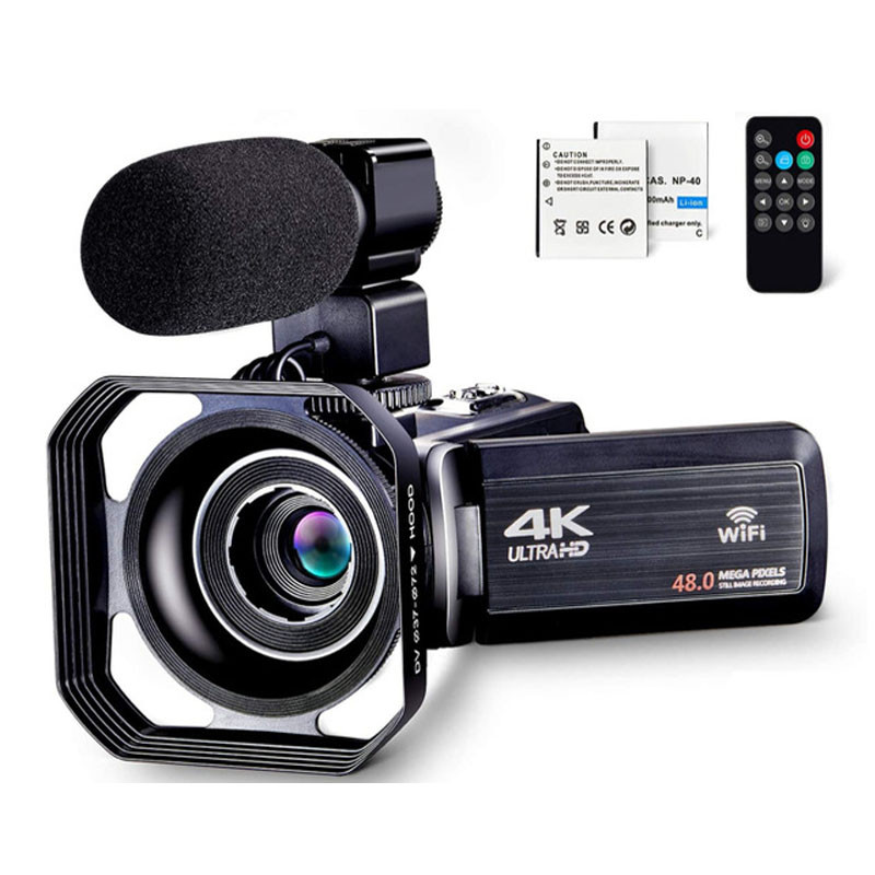 4K Ultra Hd Video Camera 30Mp Wifi Dv Camcorder Digital Video Camera 270 Degree Rotation Tou