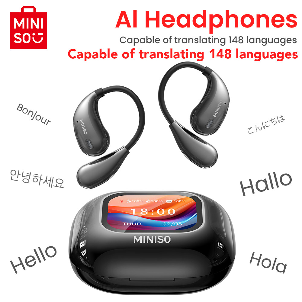 Miniso M95 Intelligent Wireless Headphones Face-To-Face Translation Bluetooth Earphones Wireless