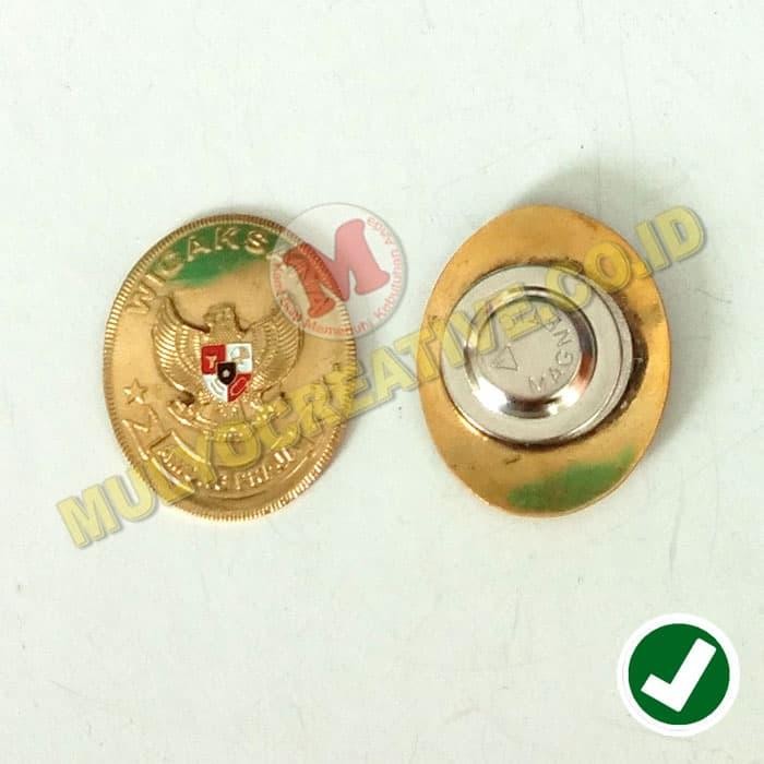 

Lencana Pin Garuda Model Oval - Lencana Logo Garuda Pengait Magnet PREMIUM