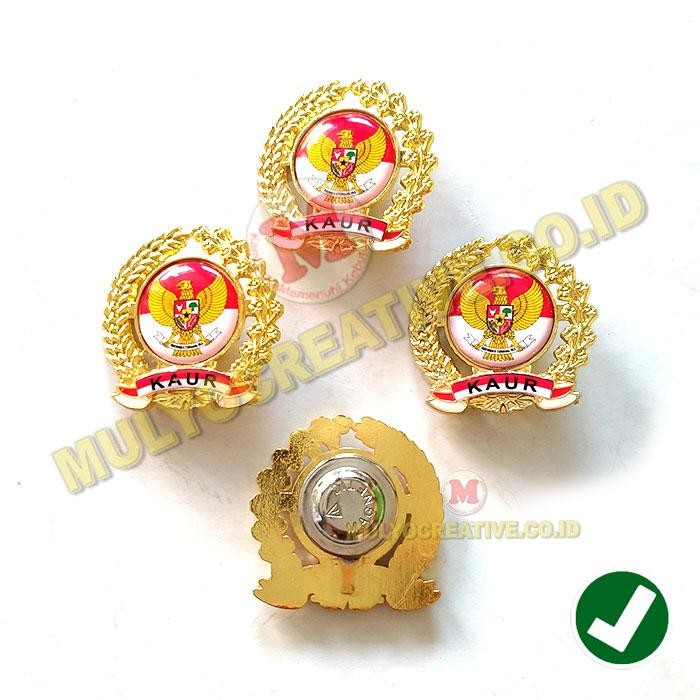 

Lencana Kaur Atribut Perangkat Desa Pengait Magnet Model Padi Kapas PREMIUM