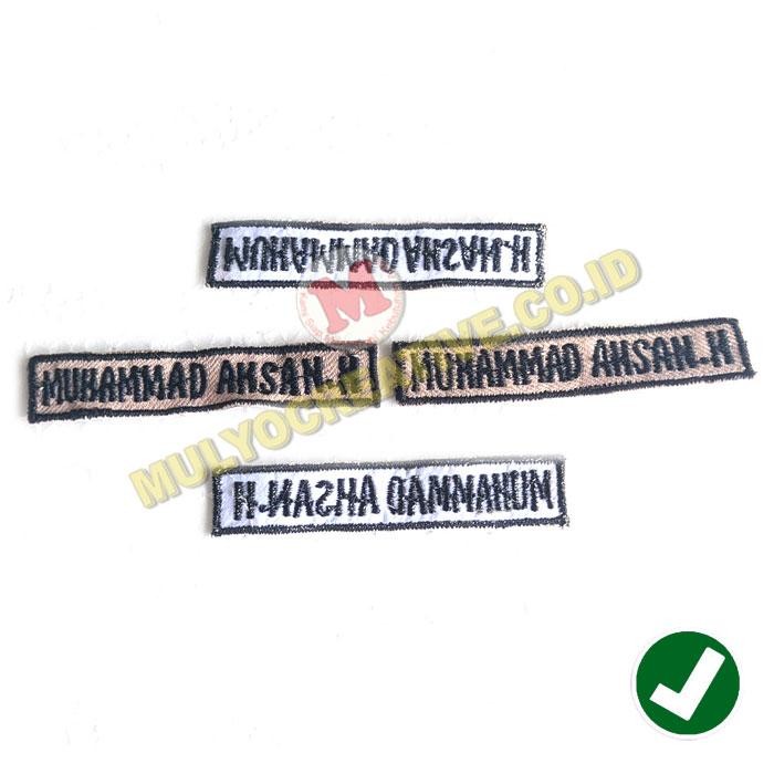 

Nametag Bordir Custom Bordir Nama Siswa - Bordir Identitas Siswa PREMIUM