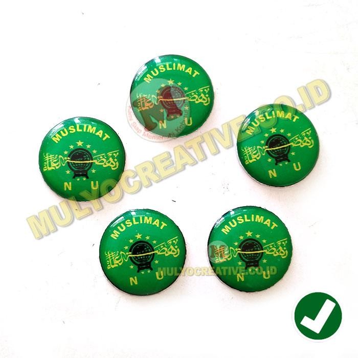 

Logo Lencana Pin Bros - Logo Yoyo Muslimat NU Tempelan Pin Id Card PREMIUM