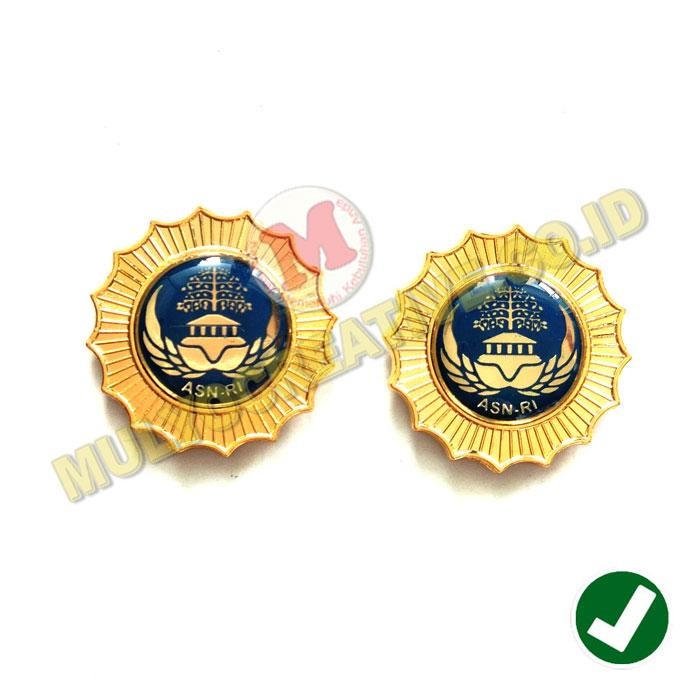 

Lencana ASN Korpri Golongan 3 - Pin ASN RI Magnet Warna Biru Murah PREMIUM