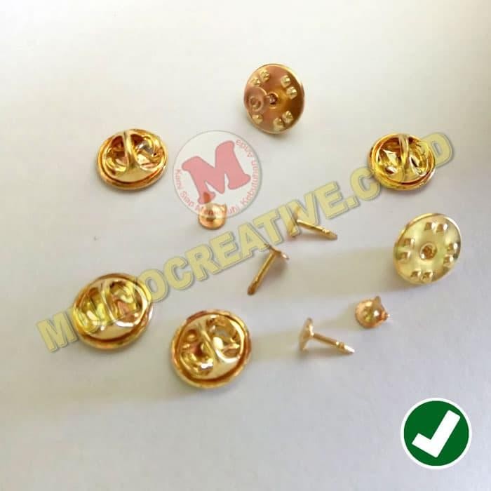 

Manset Kupu-Kupu Knop Paku Dudukan Nametag Pin dan Lencana PREMIUM