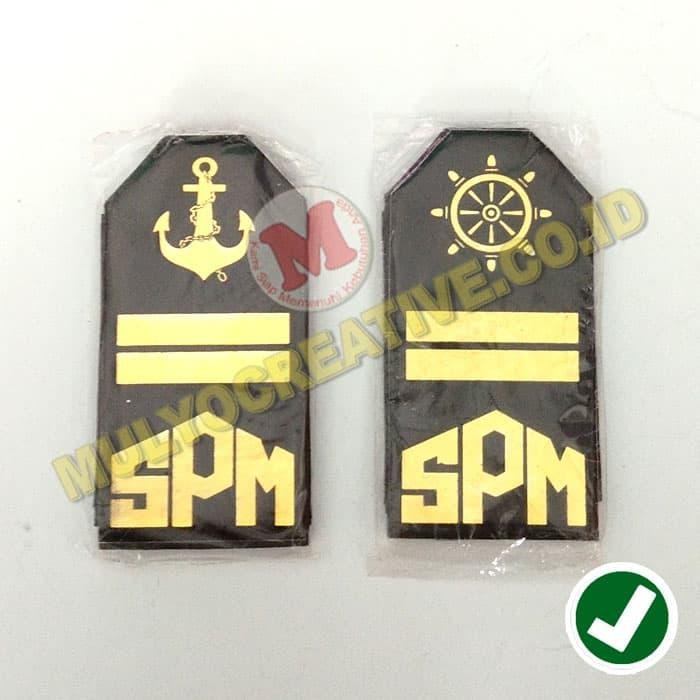 

Evolet Sekolah Pelayaran Warna Hitam-Evolet SPM Tanda Jabatan 1 pasang PREMIUM