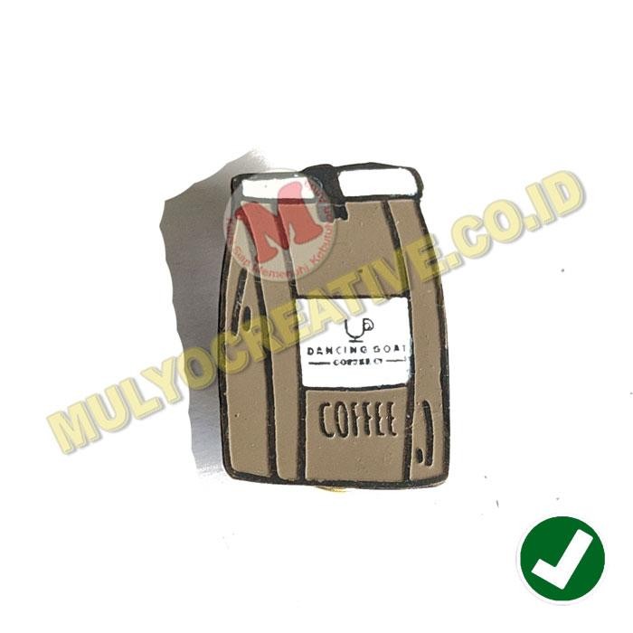Pin Enamel Custom - Pin Enamel Coffee Pin Custom PREMIUM