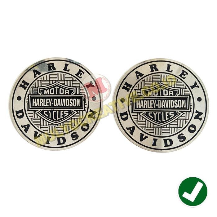

Plat Komunitas Motor Harley Emblem Plat Harley Davidson Model Bulat PREMIUM