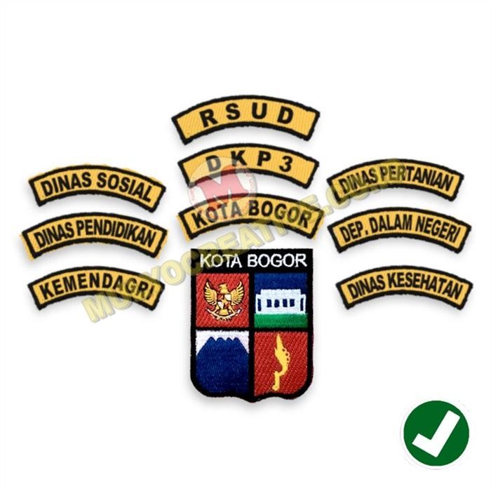 

Bed Bordir Logo Dinas - Bordir Pemkot Bogor Lengkap PREMIUM