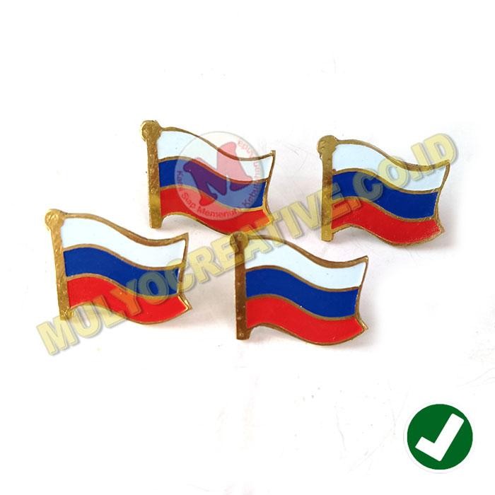 

Flag Pin Rusia Bahan Logam Kuningan Pin Bendera Rusia Murah PREMIUM