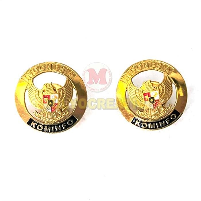 

Pin Kominfo Garuda Bulat Pin Bros Garuda Kominfo PREMIUM