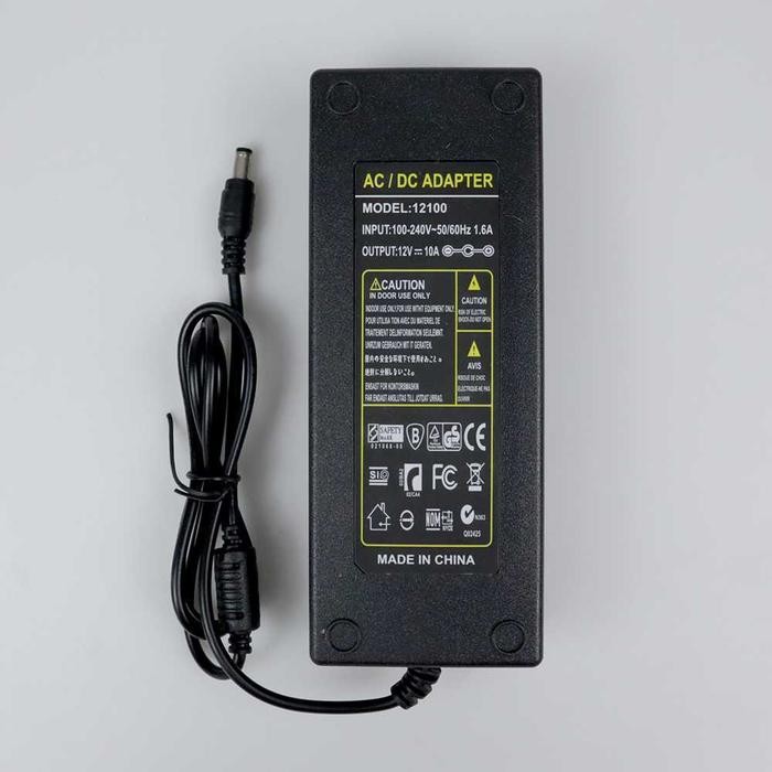Adaptor Dc 12V 10A Power Supply Adaptor 10 Ampere