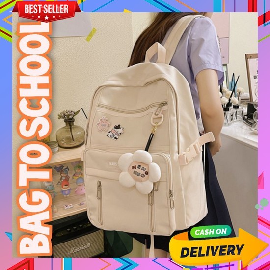 Ts Rangsel Import Premium Back Pack Bagpack Cewek Kekinian Tss Wanita Dewasa Rensel Import Tss Kulia