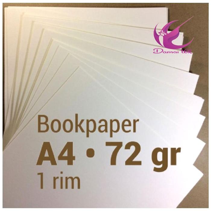 

Kertas Bookpaper A4 1 Rim (500 Lembar)