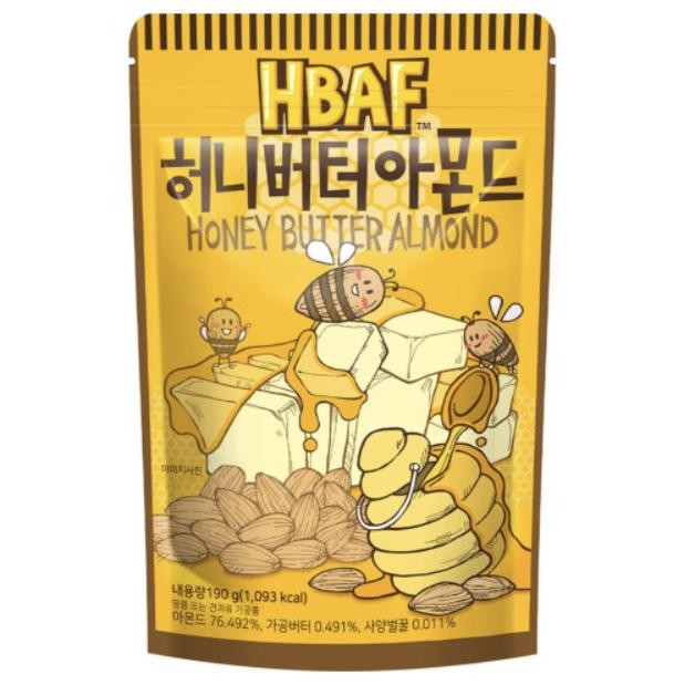 

Ready Honey Butter Almond Korea 210Gr