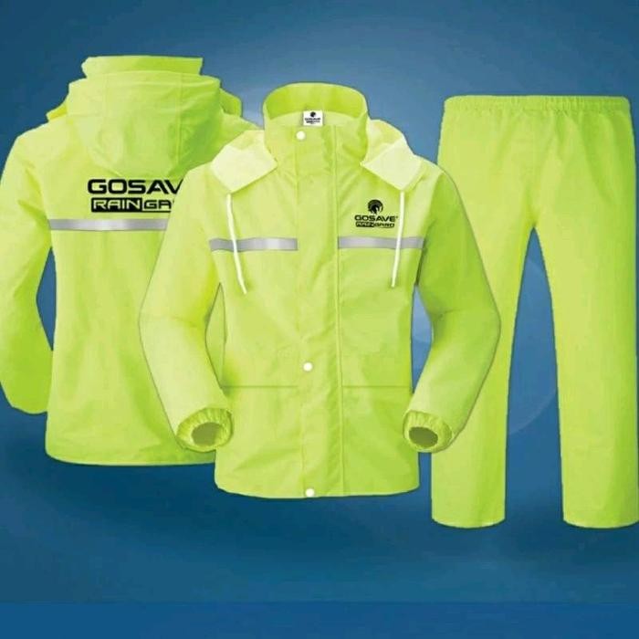 Jas Hujan Setelan RAINSHILD Anti Tembus PVC Tahan Air Jas Hujan Pria Jas Hujan Wanita Raincoat