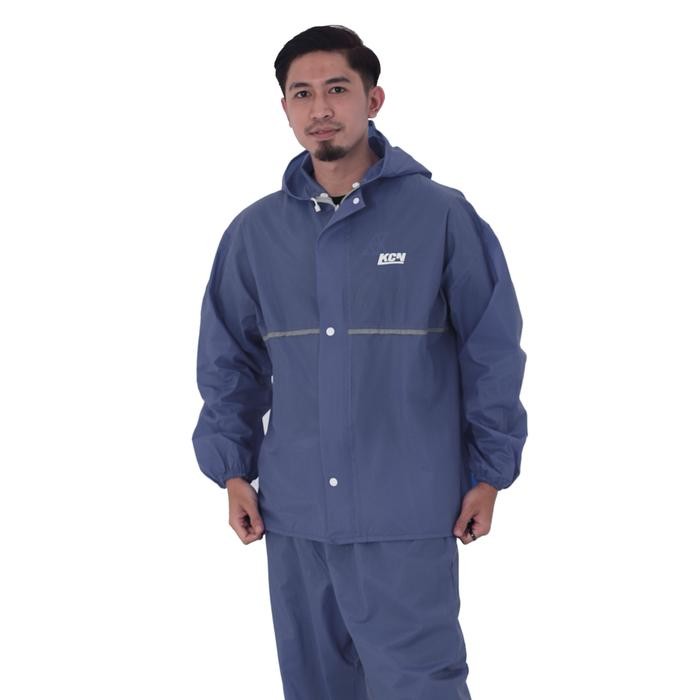 jas hujan reflektif Baju Celana mantel Hujan Riding Touring Outdoor Anti Air