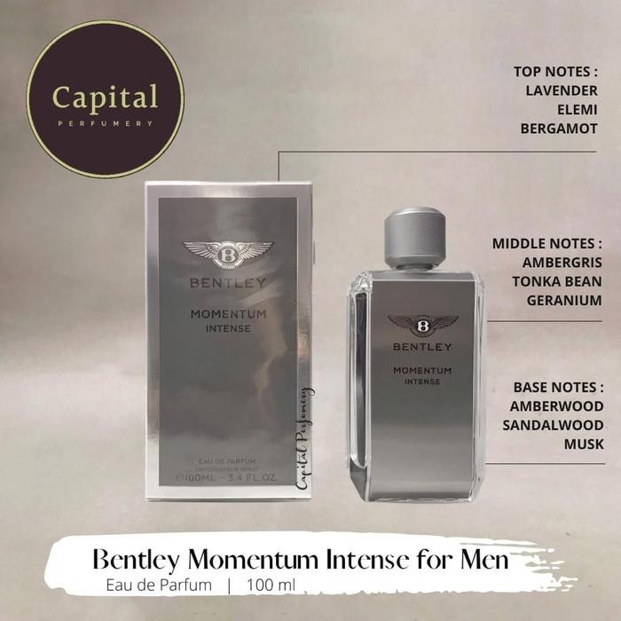 [Allthebest] Bentley Momentum Intense For Men Edp 100 ml