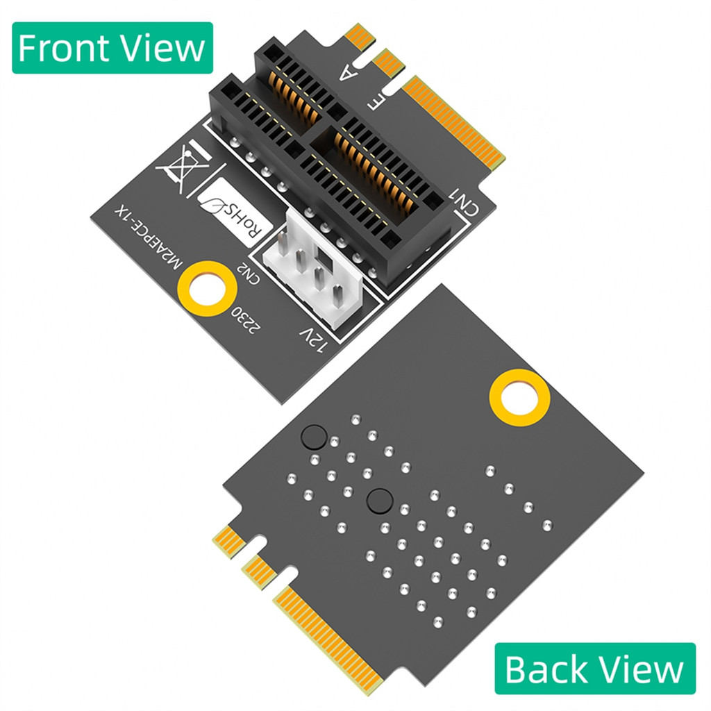 At87-M.2 Ngff Key A/A+E/E To Pci-E 1X Adapter Pci Express 1X Converter Card With Power Cable