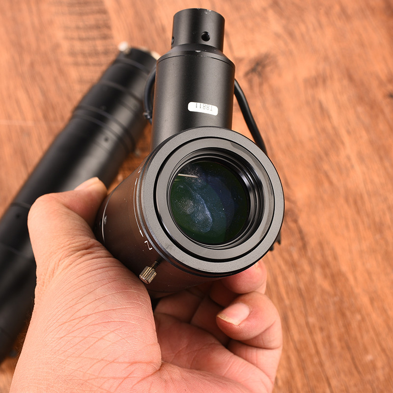 Coaxial Telecentric Lens C Mount 0.75X-4.5X Zoom Lens