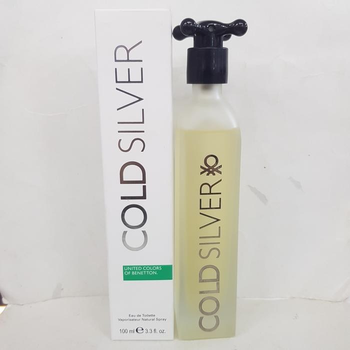 [Allthebest] Parfum Original Benetton Cold Silver 100 ml EDT