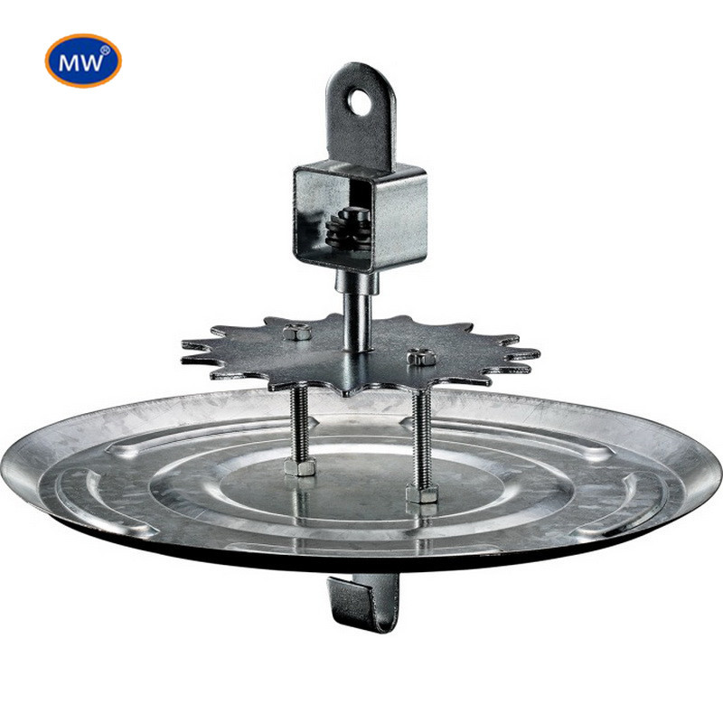 Overhead industrial loading conveyor cross hanger for powder coating line conveyor chain