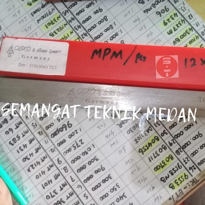 12" Pisau Ketam Tct Planer Kombinasi 12" 310 X 30 X 3 Tct Osko Germany