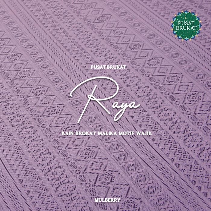 [Bestgood] KAIN LACE KEBAYA BROKAT METERAN / BRUKAT GARIS SALUR MALIKA VINTAGE - RAYA PBH 22869