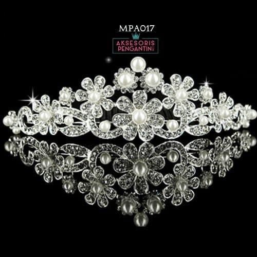 Mahkota Pesta Mutiara Anak lAksesoris Rambut Pesta Anak - MPA017
