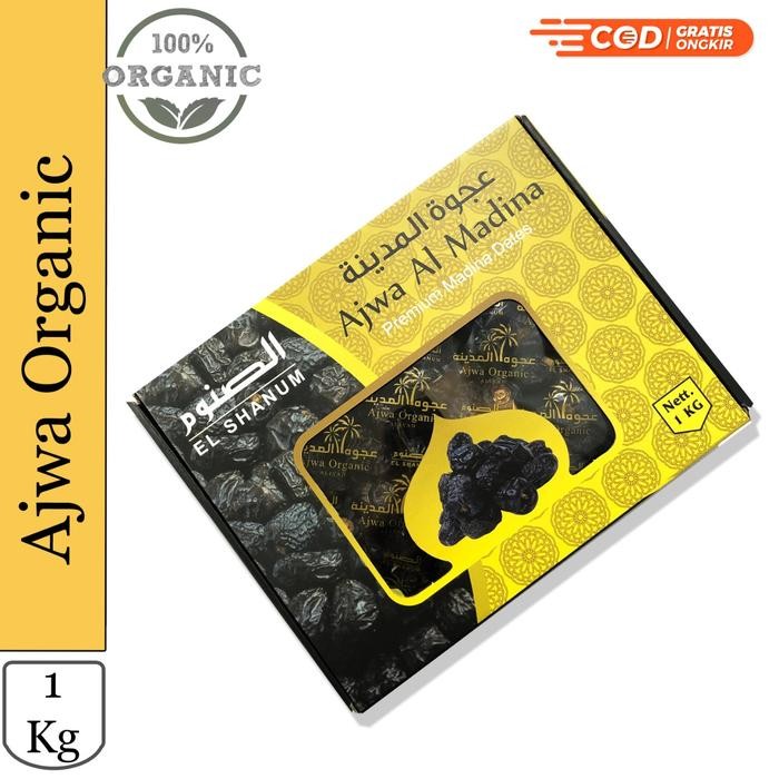 

Kurma Ajwa 1 Kg Ukuran Besar Madinah / Kurma Nabi Ori Kualitas Premium New