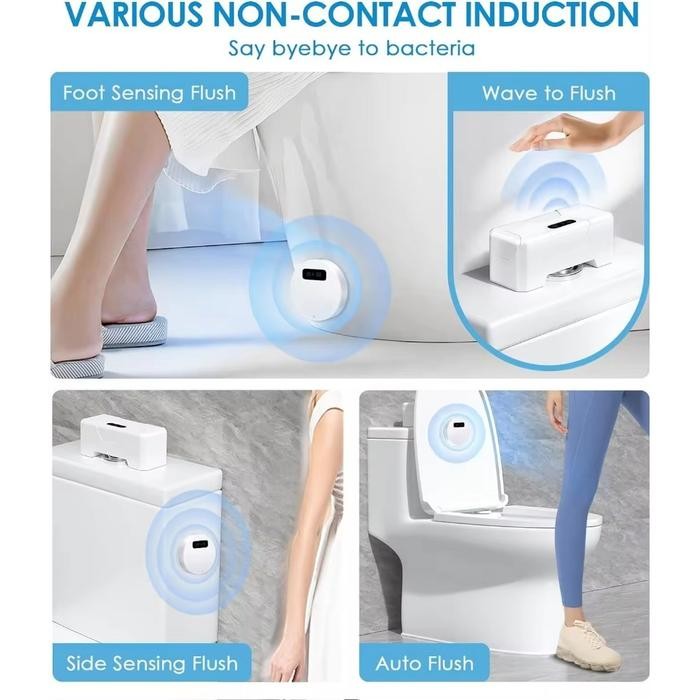 FLUSH SMART SENSOR TOILET / ALAT SENSOR FLUSH INFRED AUTOMATIK BUTANG INDUKTI TOILET FLUSH TOILET