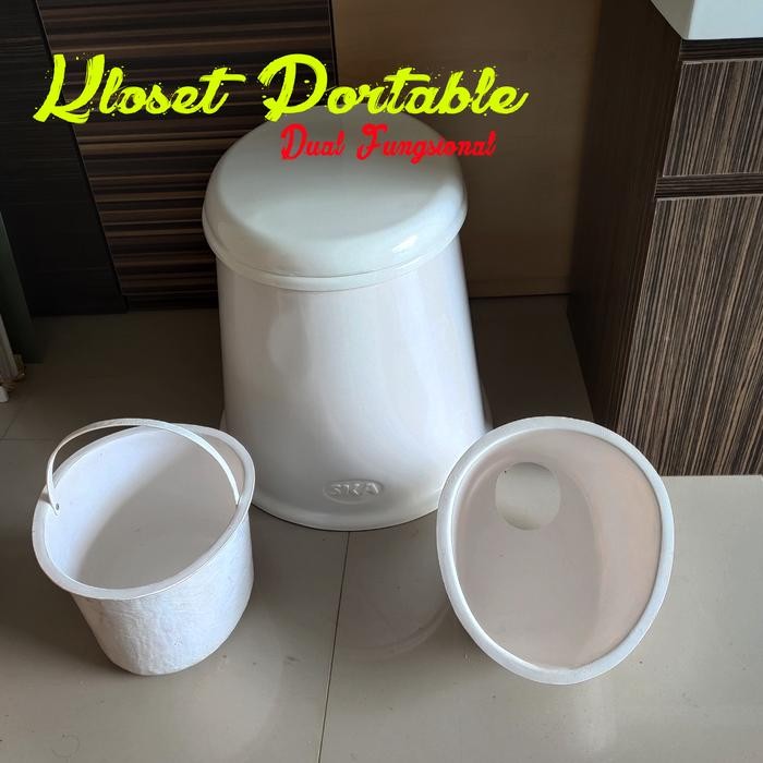 CLOSET PORTABLE / KLOSET DUDUK / KURSI KLOSET