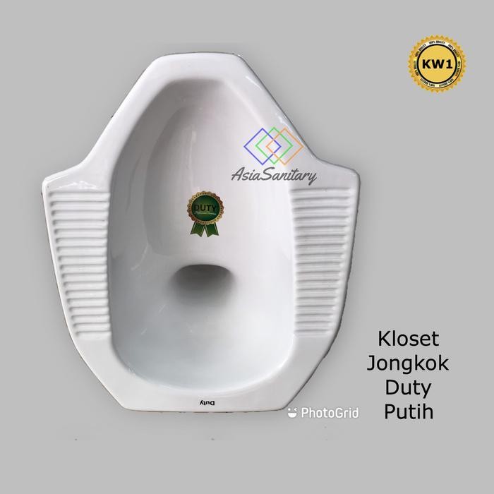 KLOSET JONGKOK DUTY WARNA PUTIH