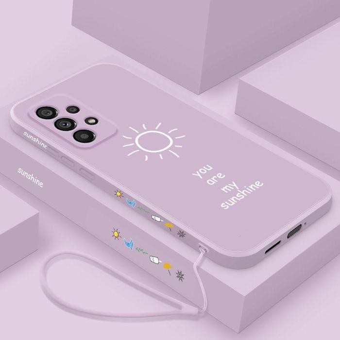 SAMSUNG A32 2021 HAKUNAMATATA Liquid Tali Silikon Soft Case Handphone