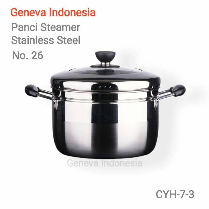 Panci Steamer - Panci Kukus Stainless Steel Tebal Homeline