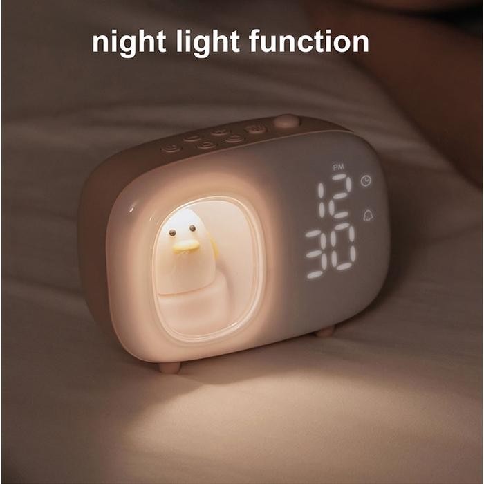 Multifunctional Digital Smart Alarm Cute Clock Led Night Light